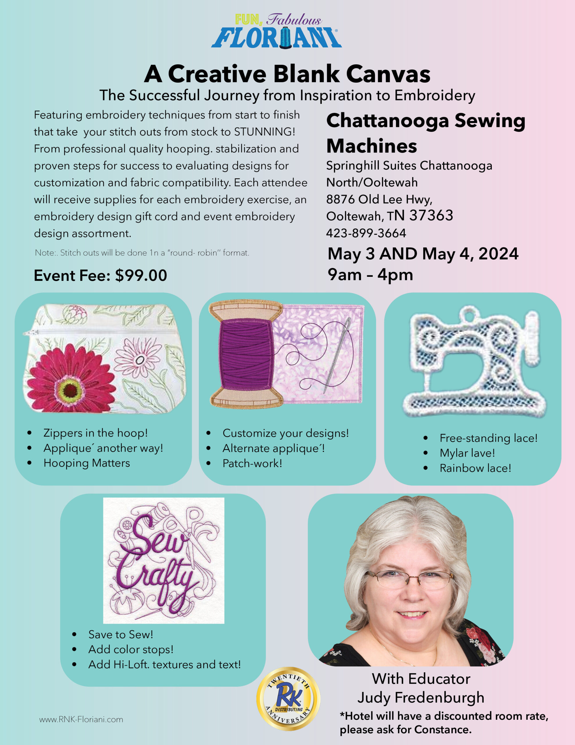 Chattanooga Sewing Machines RNK Distributing